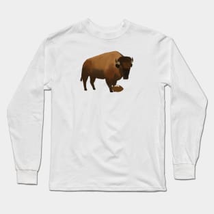 Football Bison Long Sleeve T-Shirt